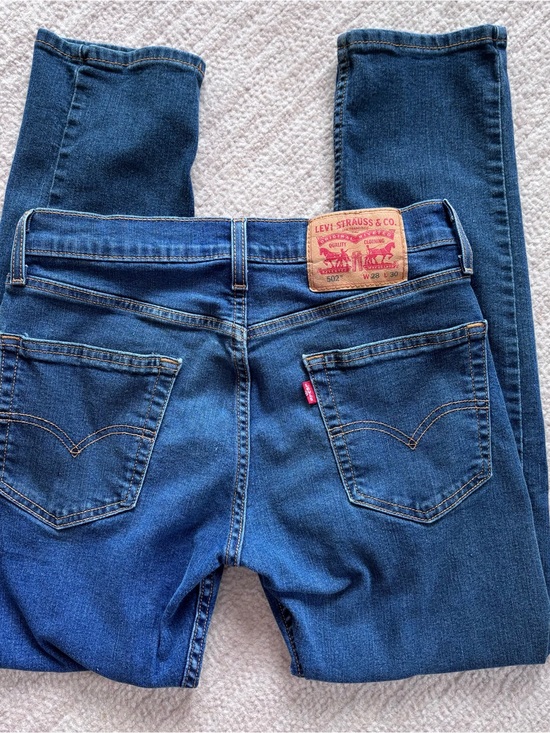 Levi's Denim - Levi's 502 Women's Dark Blue Skinny Jeans with Signature Patch